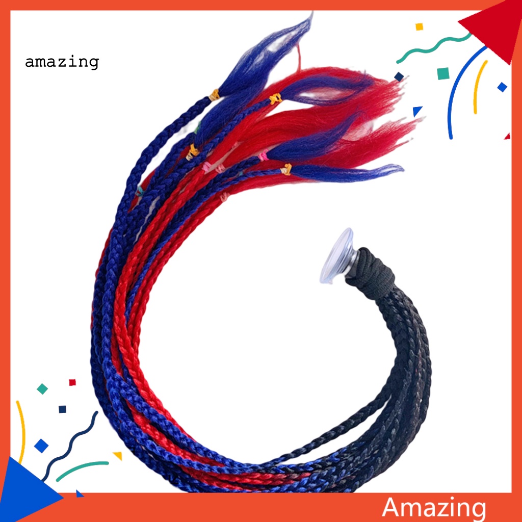 Mũ Bảo Hiểm Xe Máy / Xe Đạp Bện Tóc Độ Đàn Hồi Cao Cho Nữ