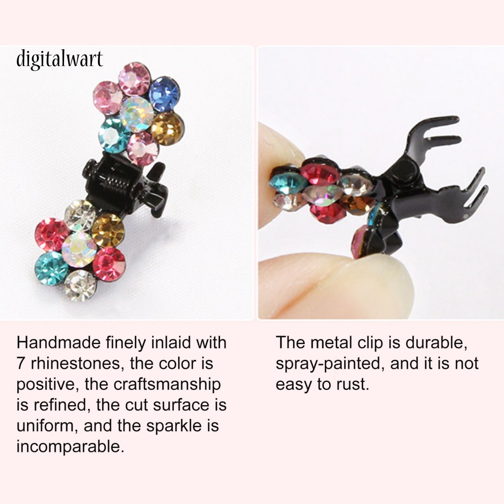 Kỹ Thuật Số| Set 12 Kẹp Tóc Đính Đá Thời Trang Cho Nữ