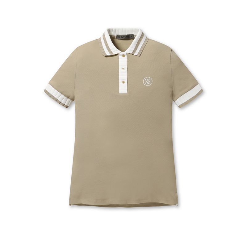 Áo Thun Thể Thao Đánh Golf Tay Ngắn Cổ Bẻ Nhanh Khô Thoáng Khí G4 Phong Cách Mới Cho Nữ