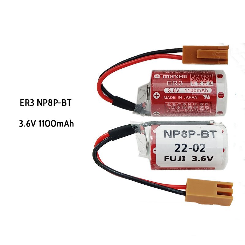 2 chiếc Bo mạch chủ điều khiển công nghiệp PLC NP8P-BT 3.6V Pin Lithium RTC