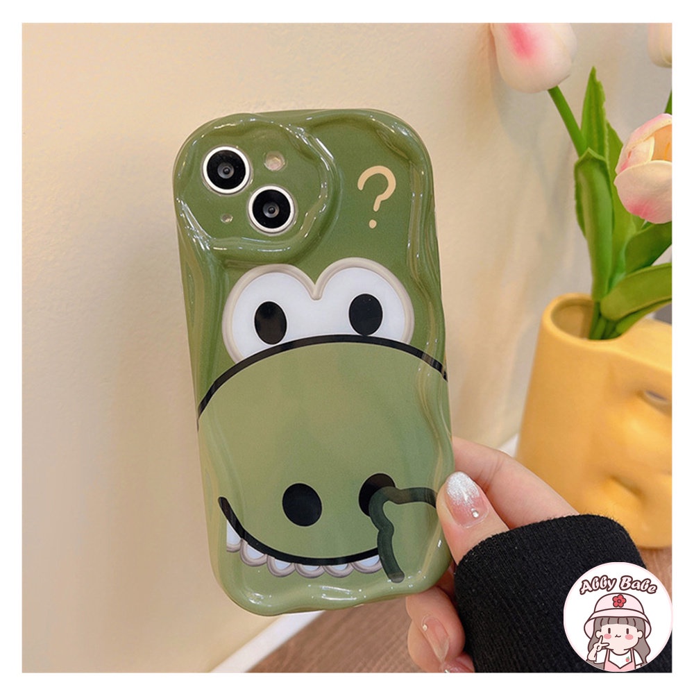 Ốp Điện Thoại TPU Mềm Bóng Chống Sốc Màu Xanh Matcha Hình Cá Sấu Cho IPhone 14 Pro Max 11 12 11 Pro Max X XS 7Plus