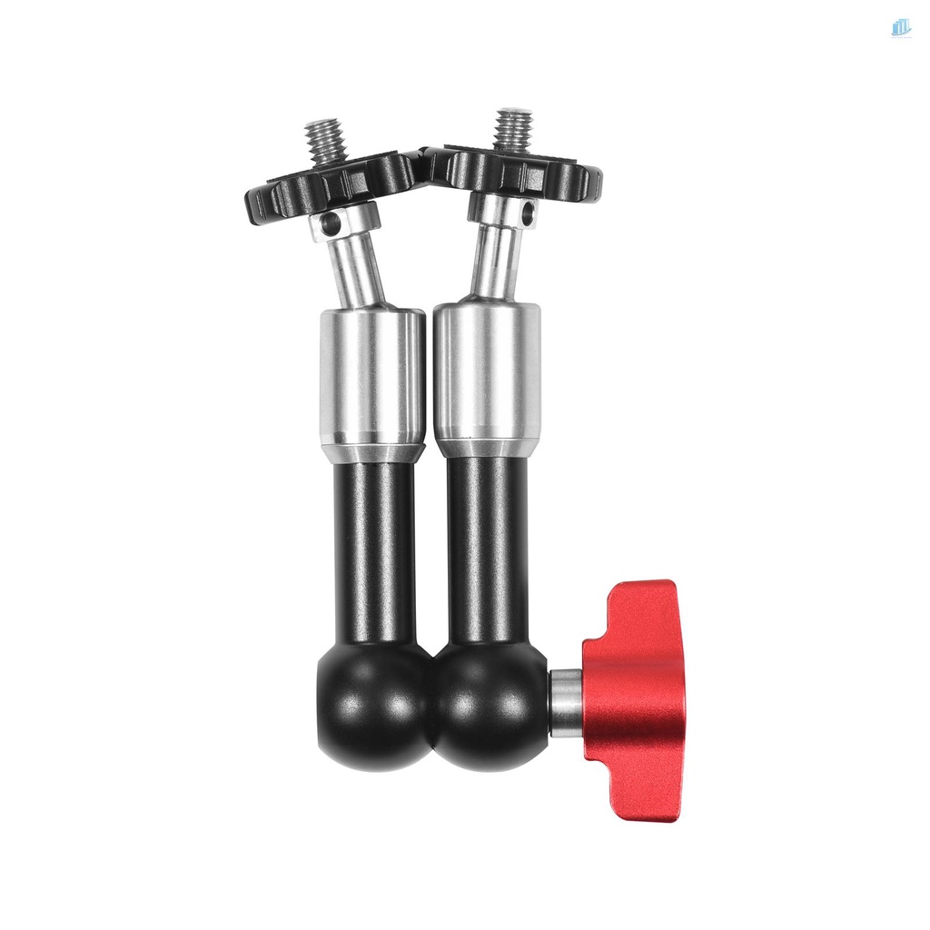 Cánh Tay Nối Dài Linh Hoạt Bằng Hợp Kim Nhôm Với Vít 1 / 4 Inch Xoay 360 Độ 7 Inch Có Thể Điều Chỉnh Cho smartwatchinone° Đèn LED Điều Khiển Video Có Thể Điều Chỉnh Cho Xe Hơi