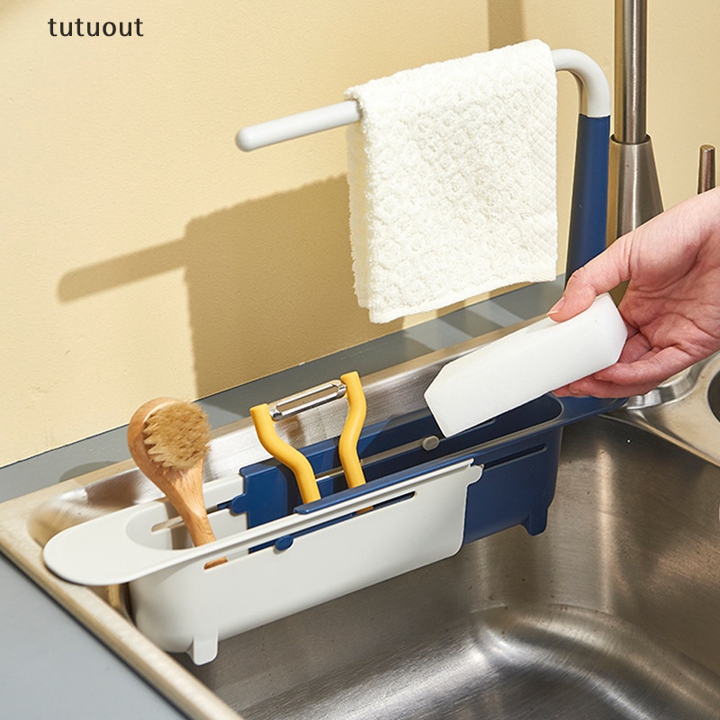 Giá Đỡ Xà Phòng / Miếng Rửa Chén Gắn Bồn Rửa Tiện Dụng Cho Nhà Bếp