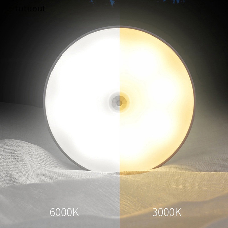 Đèn Ngủ LED Không Dây Cảm Biến Chuyển Động Có Thể Sạc Lại Bằng Cổng USB