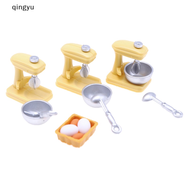 Qingyu Mô Hình Nhà Bếp Trộn Thực Phẩm Và Thức Ăn Mini Dùng Làm Đạo Cụ Nhà Bếp Thu Nhỏ Shoog PLI
