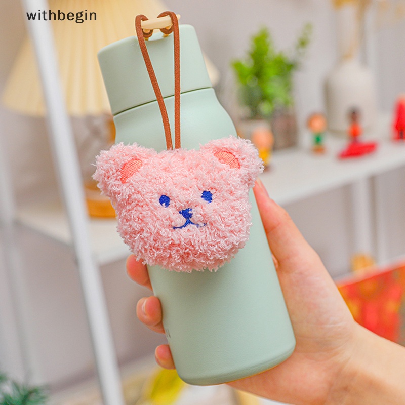 Móc Khóa Hình Chú Gấu Nhồi Bông Dễ Thương Dùng Trang Trí Tên Trẻ Em
