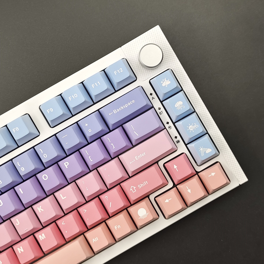 Colorful Cloud Keycap Gradient Set 138 Nút Bàn Phím Cơ PBT Nhiều Màu Sắc Gradient