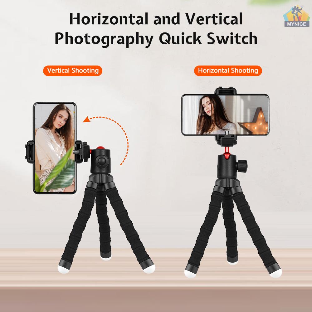 Giá Đỡ Ba Chân Mini Bạch Tuộc Ẩn Có Thể Điều Chỉnh Vít 1 / 4 Inch Cho Máy Ảnh / Điện Thoại Thông Minh mynice KINGJOY KT-500 + BD-50