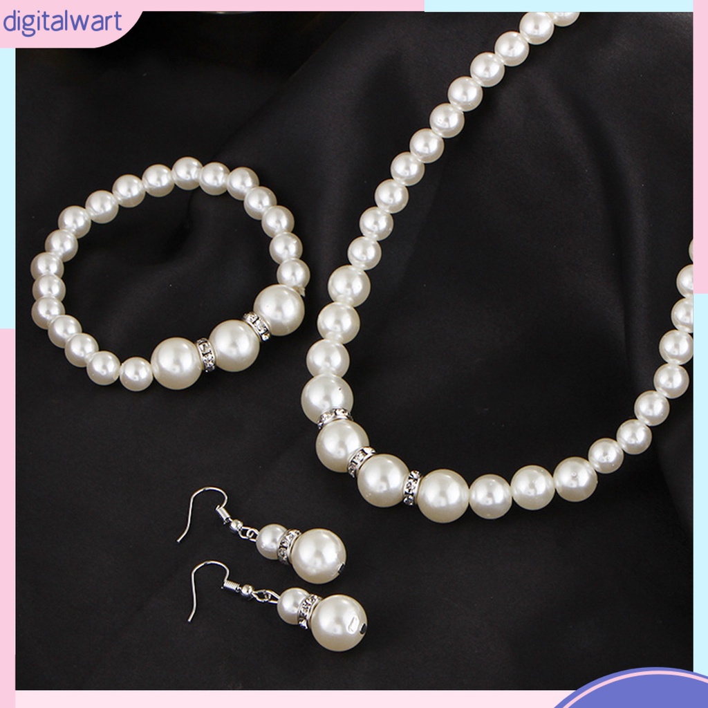 Bộ Nhẫn Và Vòng cổ Đính Đá Màu Sắc Tương Phản Lấp Lánh Sang Trọng Cho Nữ