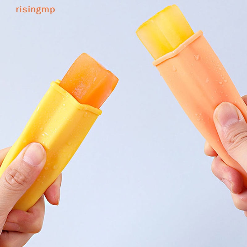 Set 4 Khuôn Silicone Làm Kem Que Tiện Dụng