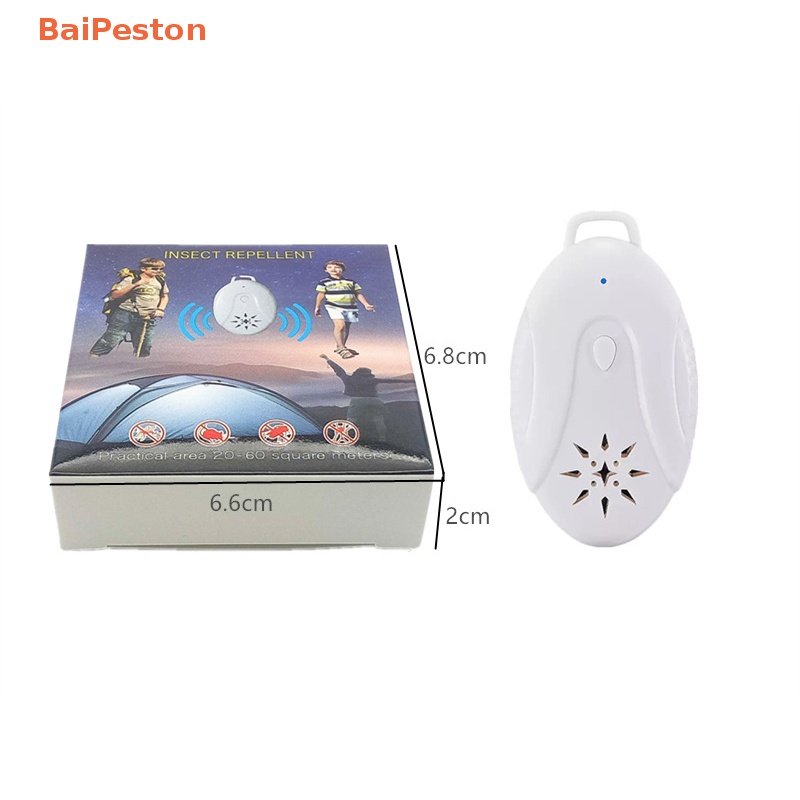 Thiết Bị Diệt Muỗi Bằng Sóng Siêu Âm Không Độc Hại Sạc Cổng USB Tiện Dụng Mang Theo Du Lịch / Cắm Trại