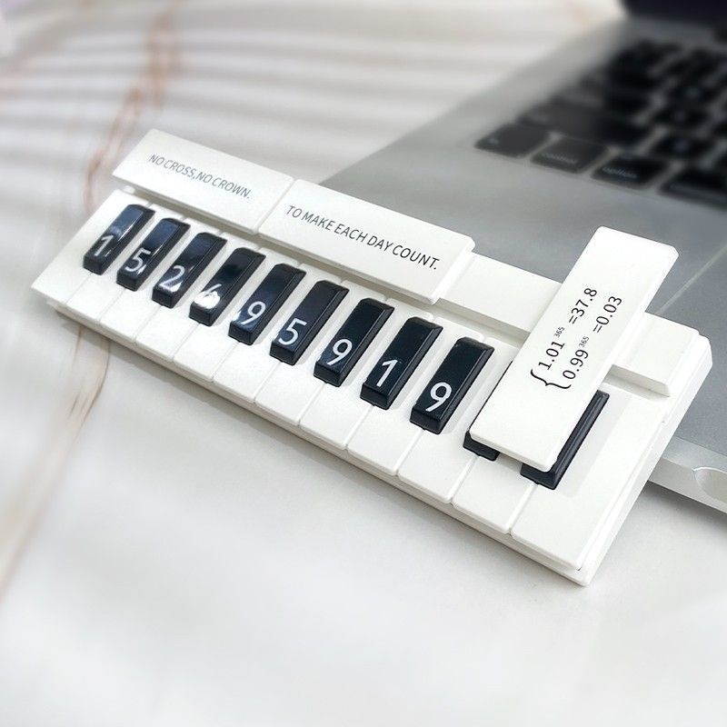 Bảng Ghi Số Điện Thoại Khi Đậu Xe Tạm Thời Hình Đàn Piano Dạ Quang