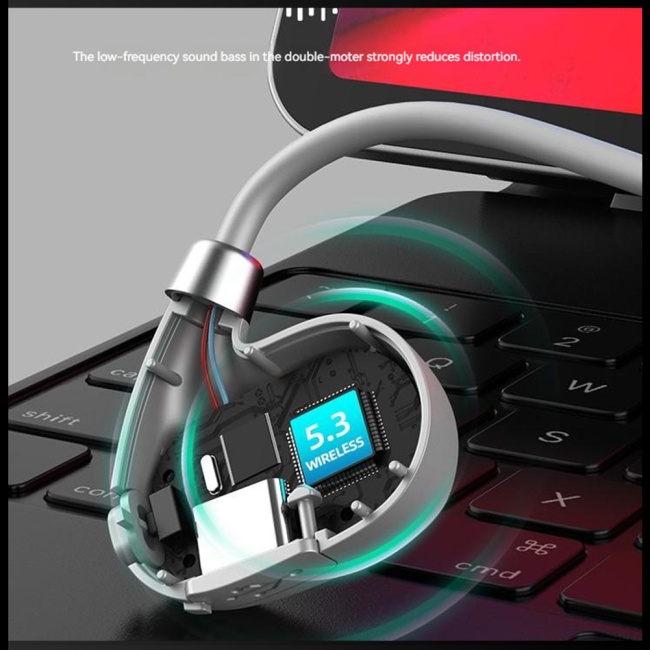 Tai Nghe Thể Thao Zevaret Qc11 Bluetooth Không Dây Móc Vành Tai Chống Thấm Nước