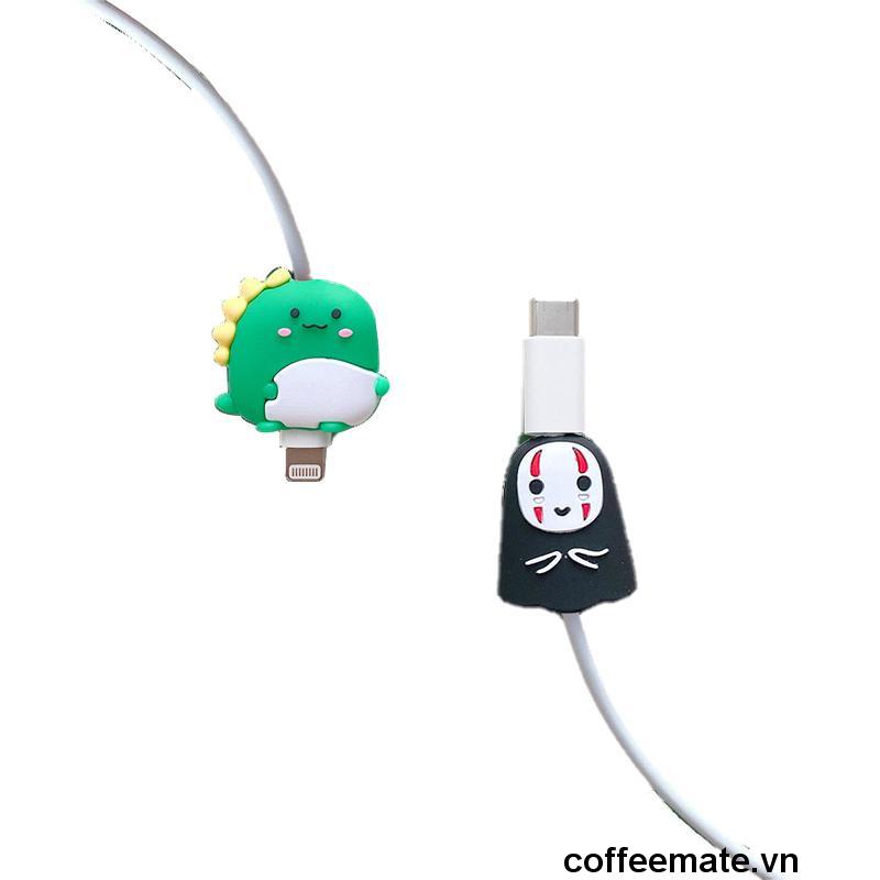 ⚡Phụ Kiện Bảo Vệ Đầu Dây Cáp Chống Đứt Hình Thú Dễ Thương Cho Apple Android
