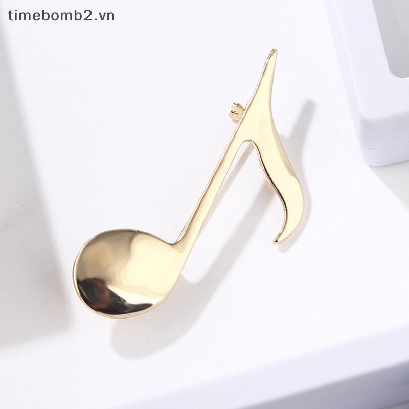 Ghim Cài Áo Hình Nốt Nhạc Thời Trang