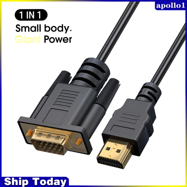 Cáp ChuyểN ĐổI Hdmi Sang Vga Od5.0 Cho MàN HìNh MáY ChiếU / Hdtv