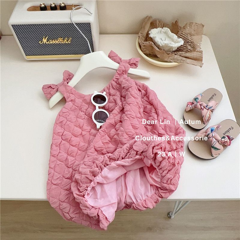 Hàng Có Sẵn Đầm Pettiskirt Phong Cách Phương Tây Dễ Thương Thời Trang Mùa Hè Cho Bé Gái