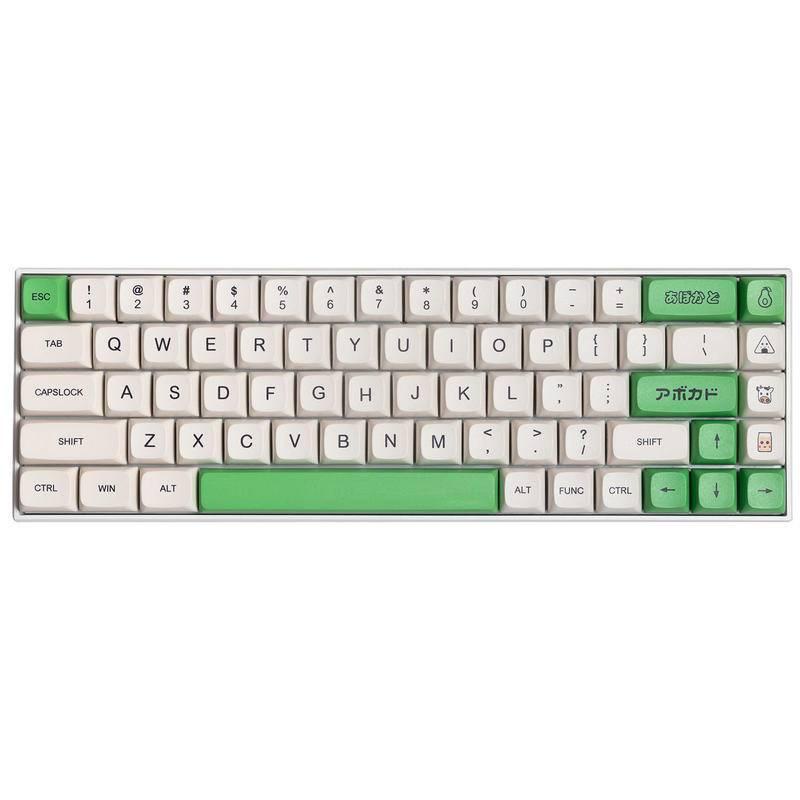 Avocado Fruit PBT Keycaps Set 138 Nút Bàn Phím Cơ Bằng Nhựa PBT Hình Trái Bơ / Sữa Phong Cách Nhật Bản