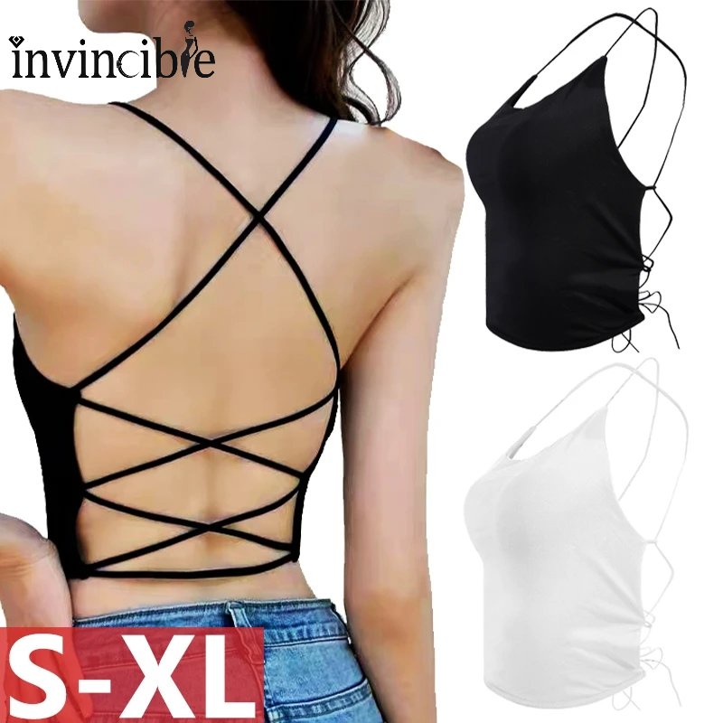Áo Lưới Tank Top Mềm Mại / Áo Ba Lỗ Thể Thao Gợi Cảm Có Thể Điều Chỉnh Dây Chéo