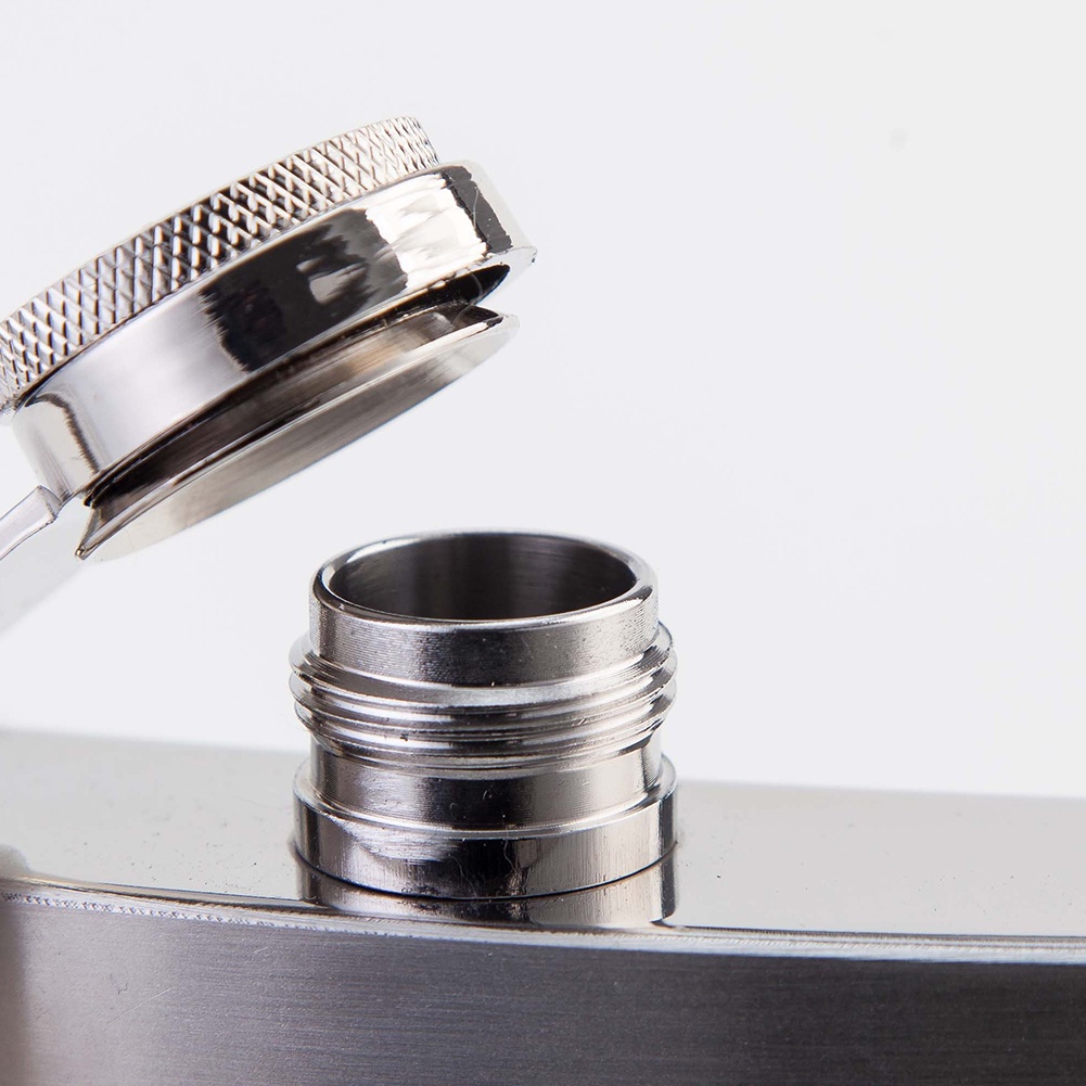 Bình Đựng Rượu Whiskey Và Bourbon Bằng Thép Không Gỉ 6 / 8oz