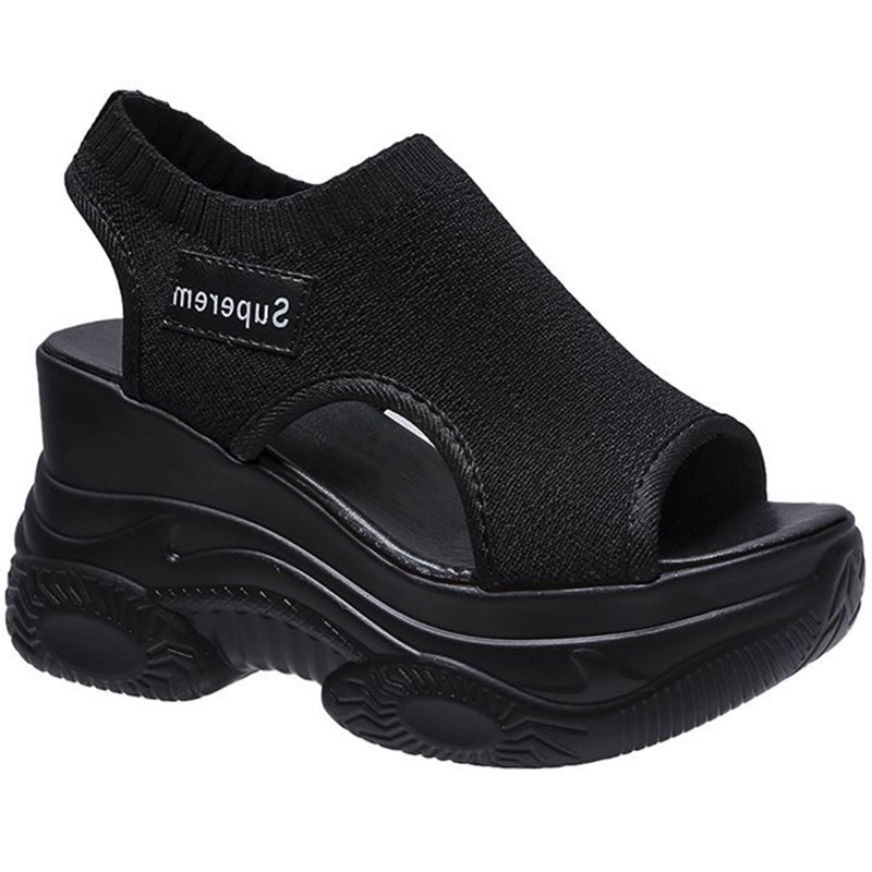Giày Sandal Cao Gót Sandal Đế Dày Hai Lớp Phong Cách Mới Mùa Hè 2023 Cho Nữ