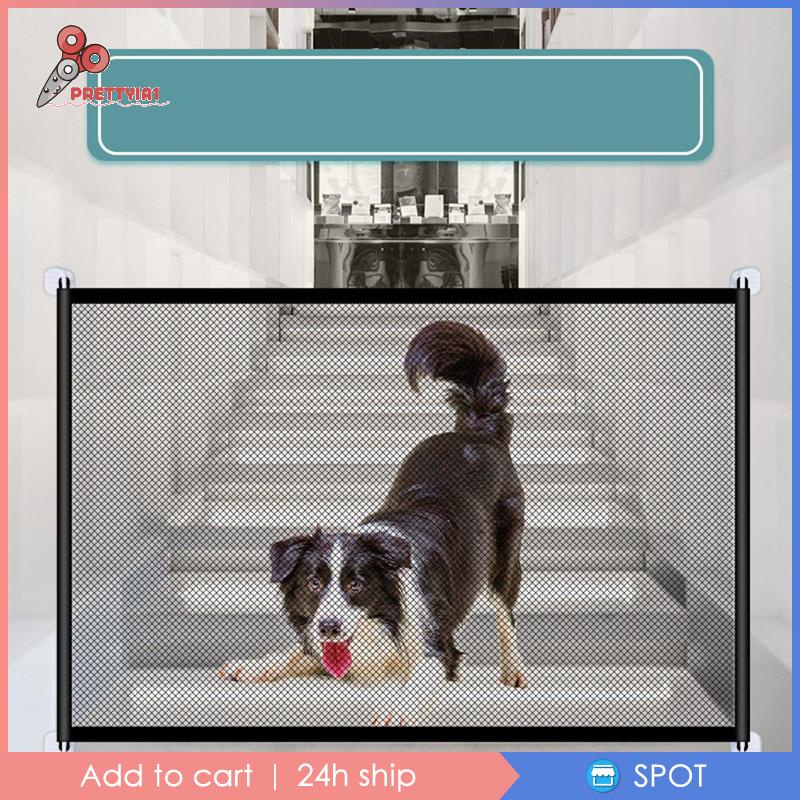 [Prettyia1] Hộp Chắc Chắn Bảo Vệ Cổng Chó Có Thể Gập Lại Gọn Nhẹ Dễ Lắp Đặt Ch