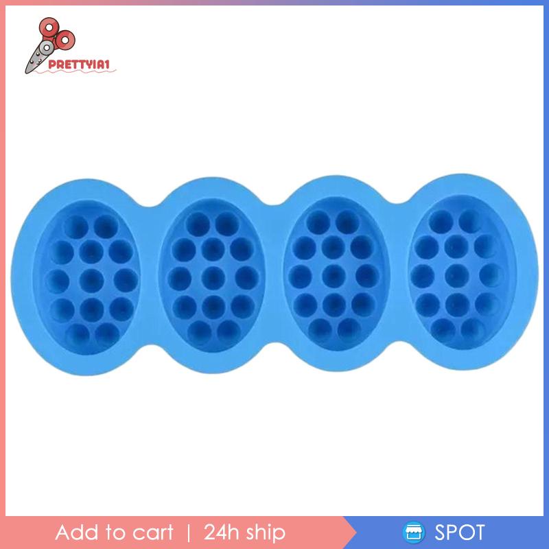 1 [Prettyia1] Khuôn Silicone Làm Xà Phòng / Bánh Mì / Bắp / Muffin