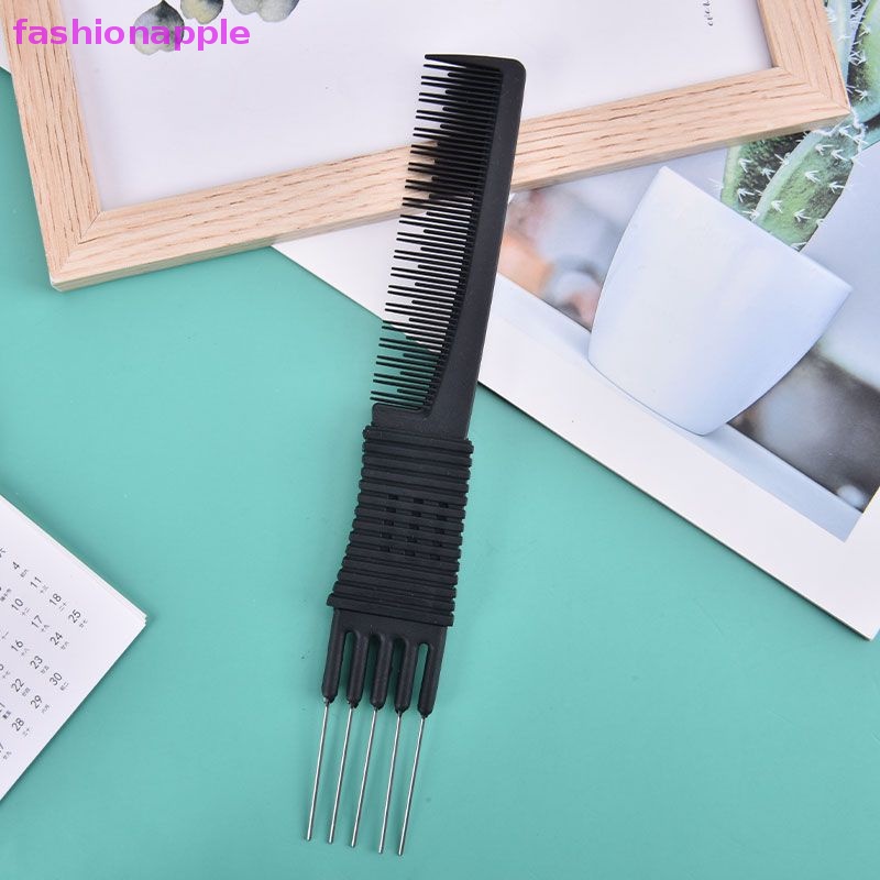 Lược Chải Tóc Răng Thưa Bằng Thép Hai Mặt Tiện Dụng Cho Nam