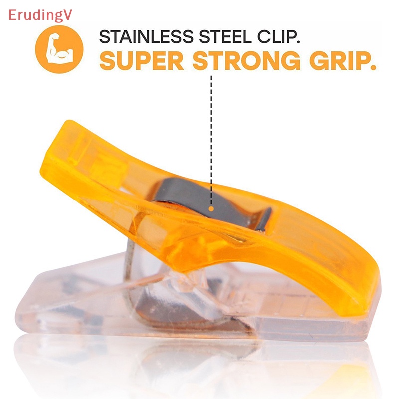 Bộ 20 Kẹp Nhựa Nhiều Màu Dùng Trong May Vá DIY