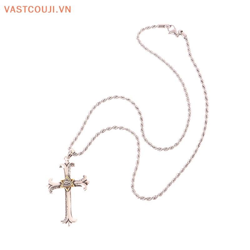 Vòng cổ Mặt Thánh Giá Phong Cách Hip Hop Cổ Điển Thời Trang Cho Nam Và Nữ
