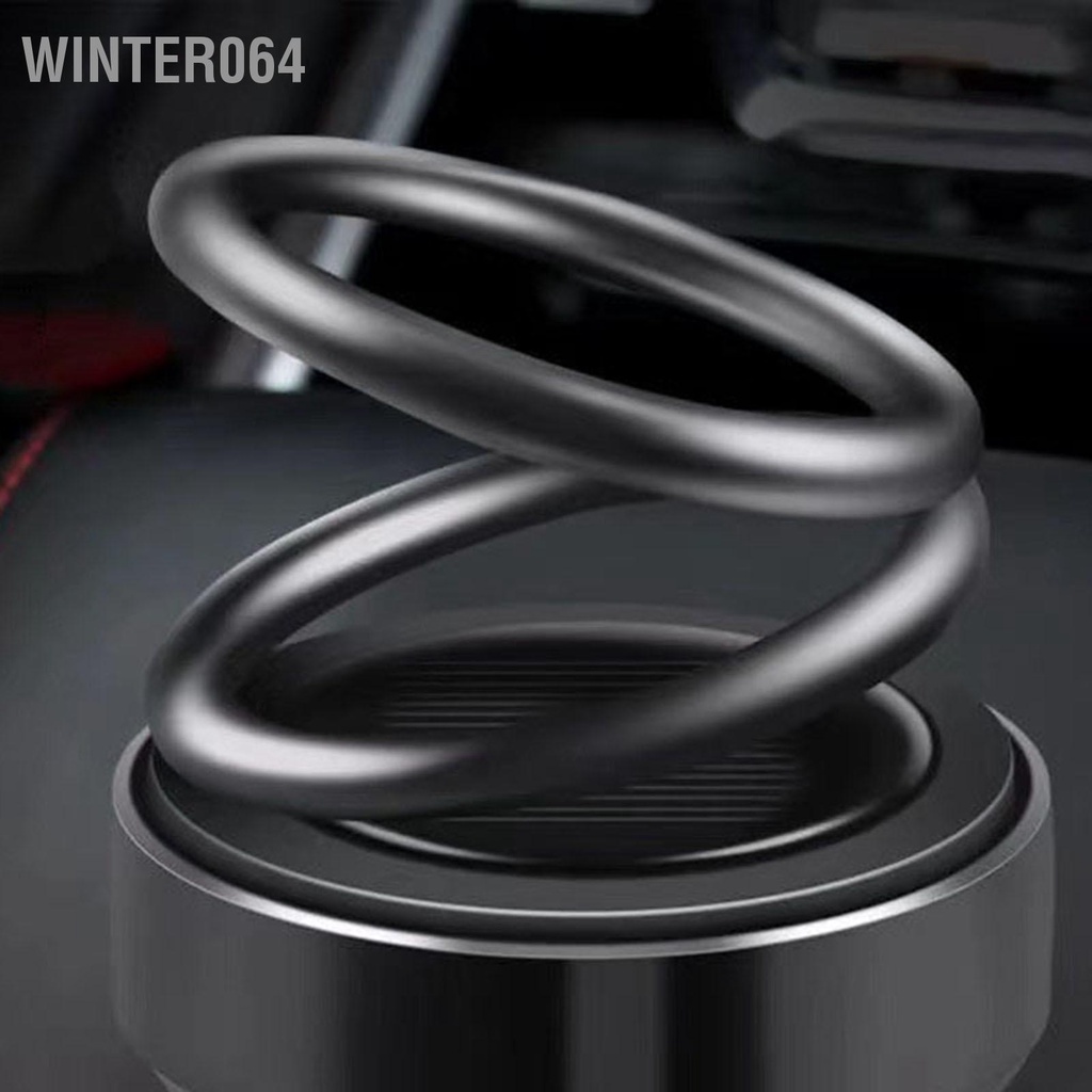 Winter064 Máy Khuếch Tán Tinh Dầu Xe Hơi Xoay Được Vòng Kép Loại Bỏ Mùi Hương Thơm Lâu Dài Giải Tỏa Căng Thẳng Không Khí