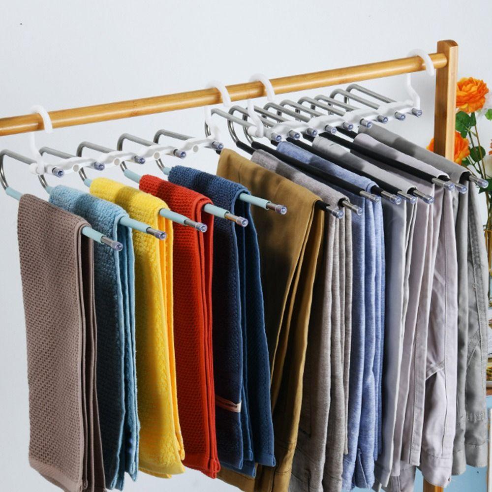CONOPERY Móc Treo Quần Áo Bằng Thép Không Gỉ Có Thể Gấp Gọn Tiện Dụng