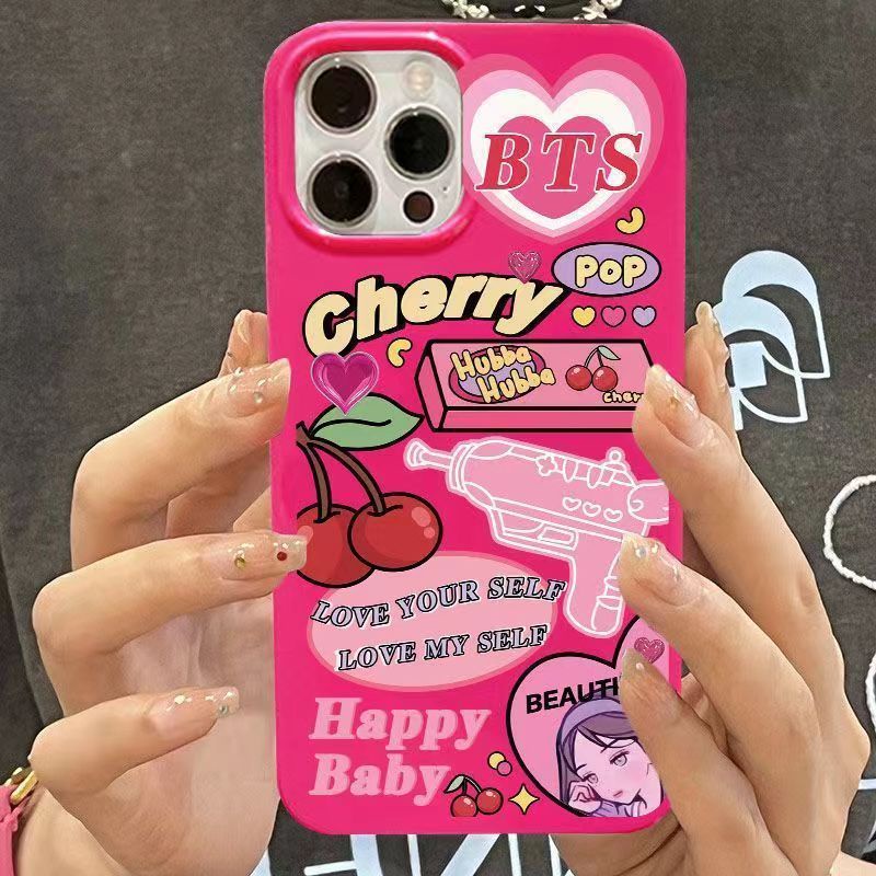 ✅Ốp Điện Thoại Họa Tiết Hoạt Hình Kiểu Hàn Quốc Dễ Thương Cho Iphone 11 13Iphone12Promax xr 8p14 ZJ4F