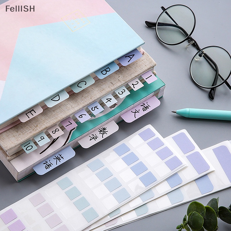 Set 240 Thẻ Đánh Dấu Trang Sách Nhiều Màu Có Thể Tháo Rời 439br