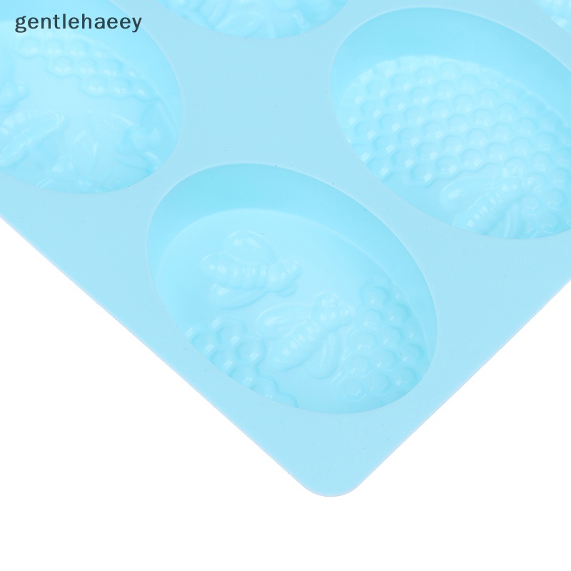 1 Khuôn Silicone Làm Bánh Xà Phòng 6 Ô Hình Con Ong