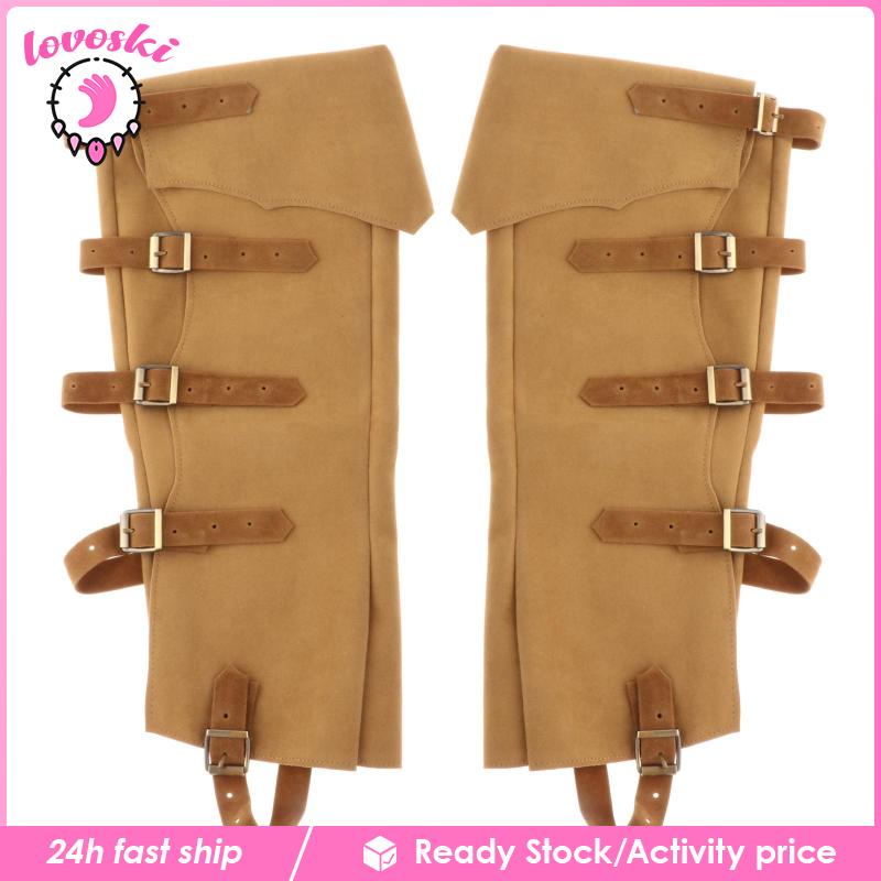 Ốp Bọc Giày Bốt Da PU Hóa Trang Cướp Biển Steampunk