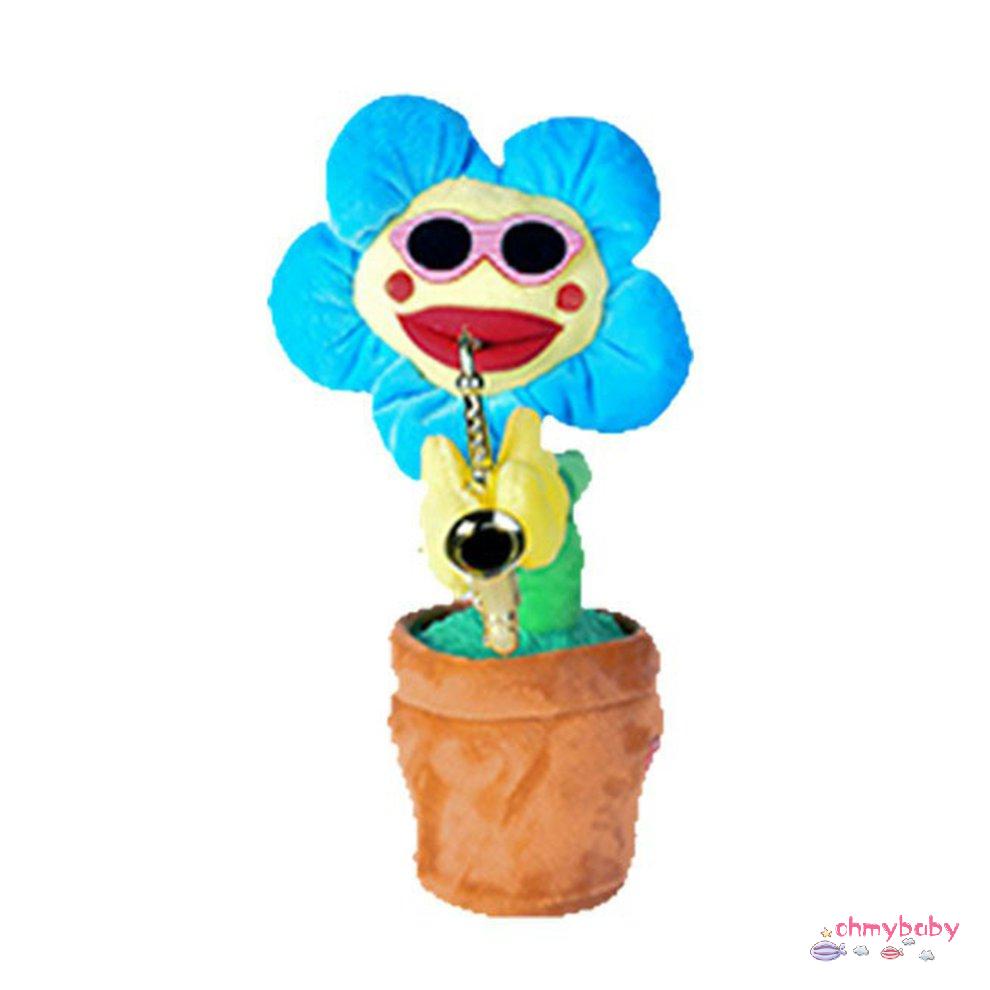 [Trong kho] Soft Sing Glowing Saxophone Sunflower Net Người nổi tiếng Đồ chơi trẻ em vui nhộn Cô gái làm đầy bông Pp [P/21]