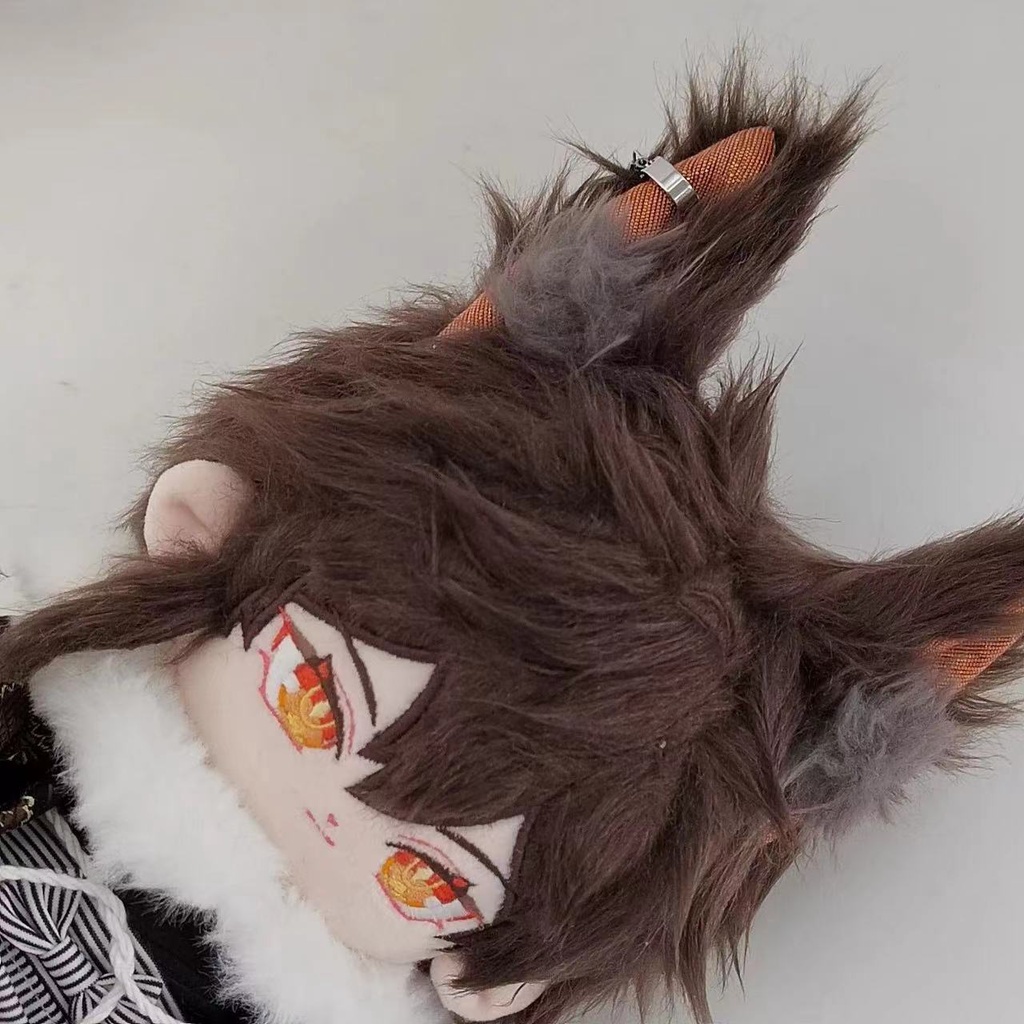 Búp Bê Nhồi Bông 20cm Hình Nhân Vật Anime Zhongli