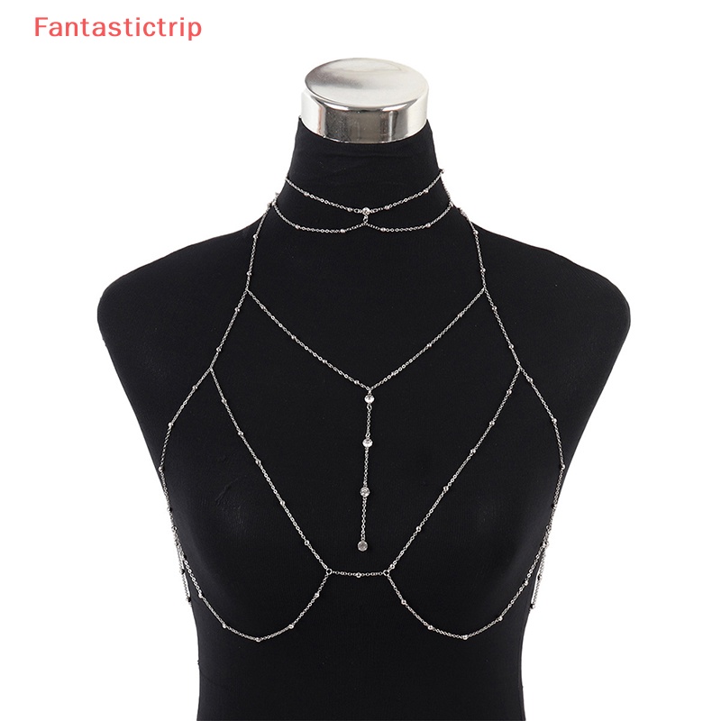[Fantastictrip] Dây Mắt Xích Đeo Cơ Thể Trang Sức Quyến Rũ Thời Trang Đi Biển Đơn Giản Cho Nữ