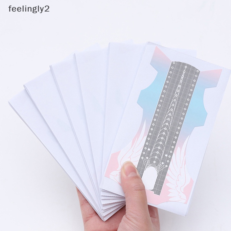 Bộ 100 Miếng Dán Định Hình Nối Dài Móng Tay Chuyên Nghiệp