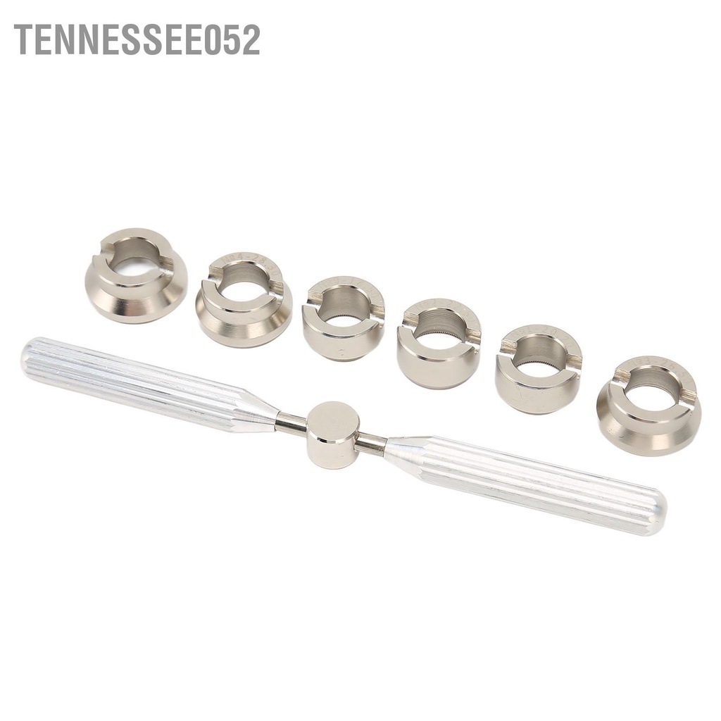 Tennessee052 5537 Dụng Cụ Mở Vỏ Đồng Hồ Bằng Thép Không Gỉ Chuyên Nghiệp Bảo Trì Với 6 Cái Chết