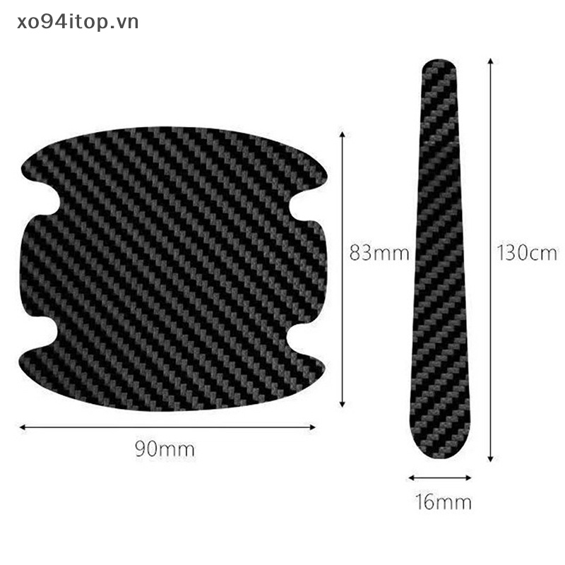 Bộ 4 / 8 Miếng Dán Tay Cầm Cửa Xe Hơi Chống Trầy Xước Tiện Dụng