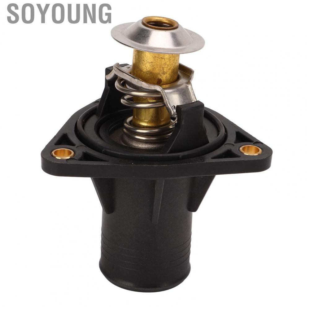 Soyoung Engine Coolant Thermostat  High Efficiency High Temperature Resistant Thermostat C2S11278 Reliable  for Car