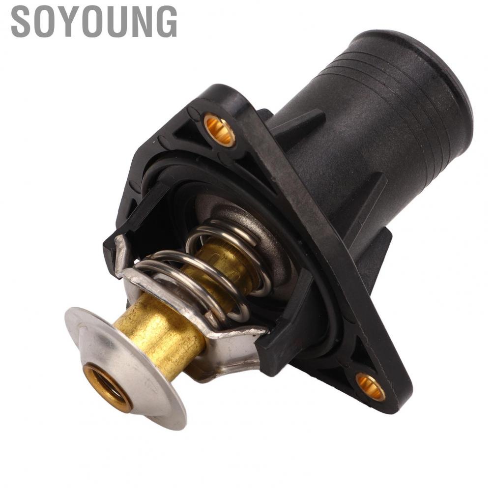 Soyoung Engine Coolant Thermostat  High Efficiency High Temperature Resistant Thermostat C2S11278 Reliable  for Car