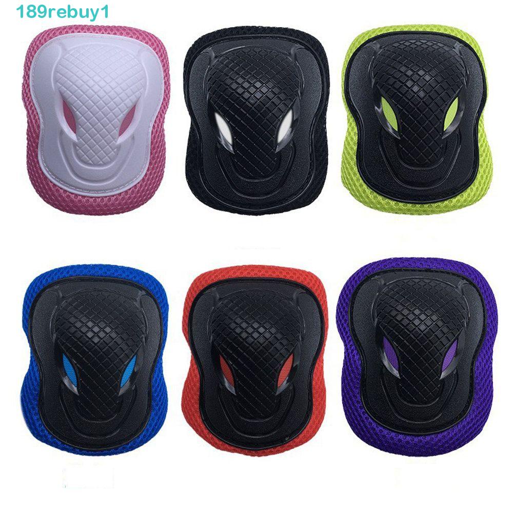 Bộ Đệm Bảo Vệ Khuỷu Tay Và Cổ Tay 6 Trong 1 Tiện Dụng Khi Chơi Thể Thao / Trượt Ván Dành Cho Trẻ Em