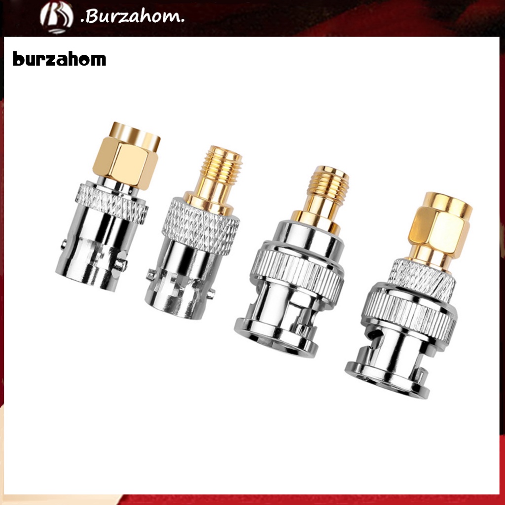 Bộ 4 Đầu Nối Chuyển Đổi Tín Hiệu RF BNC Sang SMA Chuyên Dụng