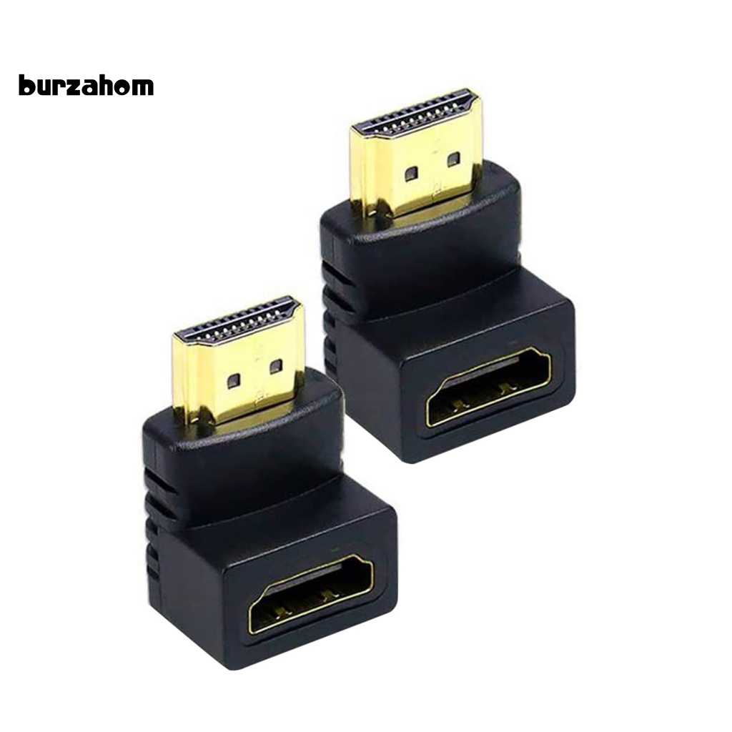 Bộ 6 Đầu Chuyển Đổi HDMI Sang HDMI Bẻ Góc 90o 4K Mạ Vàng