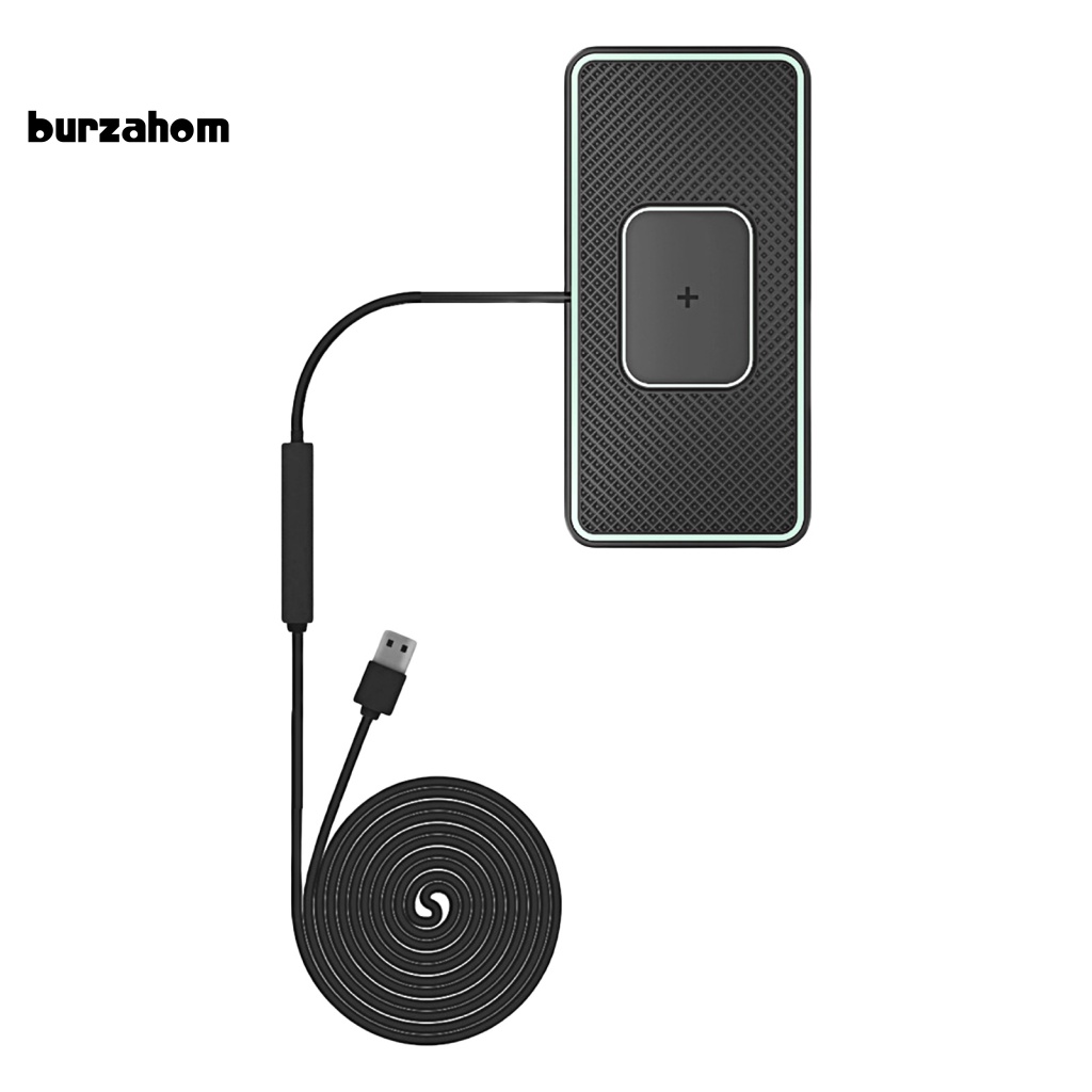 1 Bộ Đế Sạc Nhanh Không Dây QI 15W Tối Đa 2 Trong 1 Chống Trượt Có Chức Năng Sạc USB