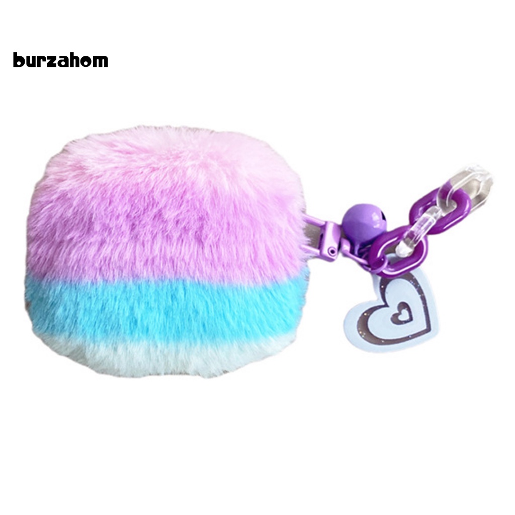 Vỏ Bảo Vệ Hộp Sạc Tai Nghe AirPods Pro 2 Bằng TPU Phủ Lông Nhung Màu Tím / Xanh Dương Chống Sốc / Rơi Vỡ / Vân Tay