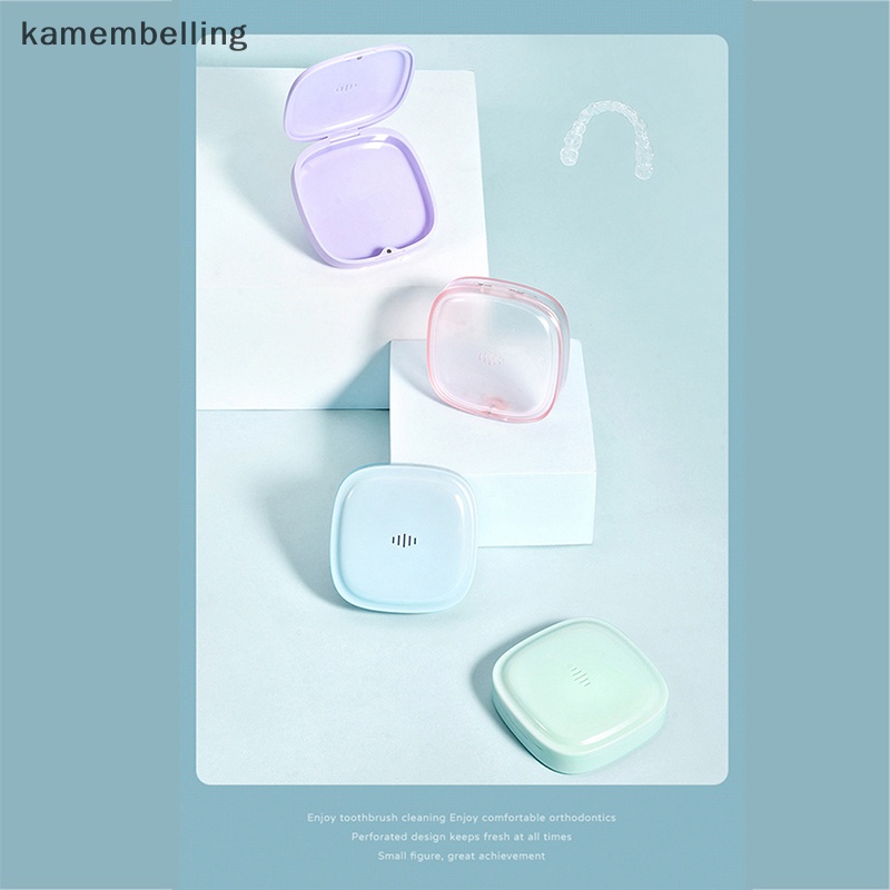 Kamembelling 1 Hộp Ngâm Răng Vô Hình Làm Sạch Chỉnh Hình